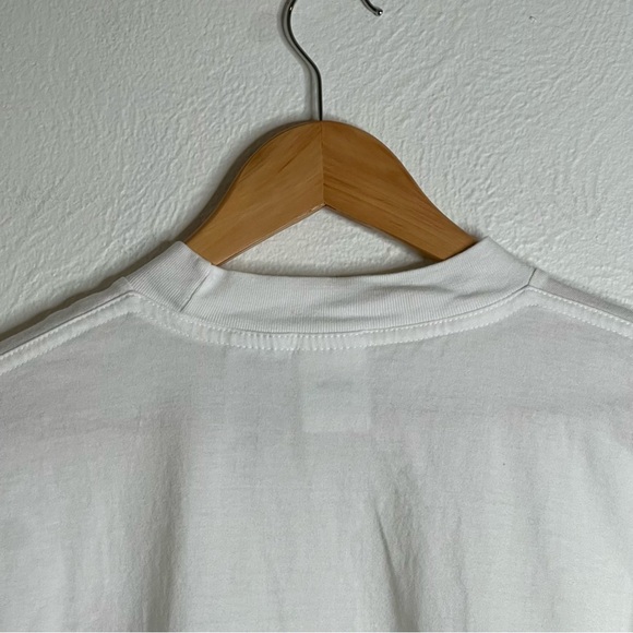 Vintage Disney Mickey & Minnie Long Sleeve Shirt Cotton Embroidered White Size L - Picture 11 of 12